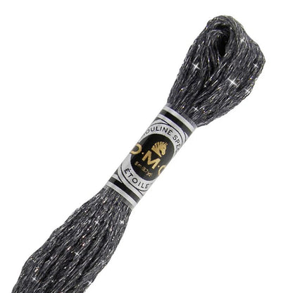 DMC 6 - Strand Etoile Embroidery Floss 8.7yd - Very Dark Pewter Gray - Honey Bee Stamps