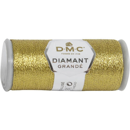 DMC Diamant Grande Metallic Thread 21.8yd - Dark Gold - Honey Bee Stamps