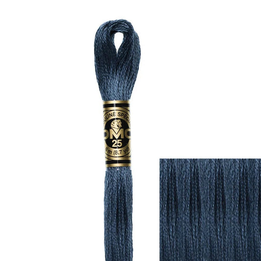 DMC Embroidery Floss, 6 - Strand - Antique Blue Dark 930 - Honey Bee Stamps