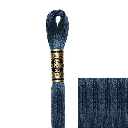 DMC Embroidery Floss, 6 - Strand - Antique Blue Dark 930 - Honey Bee Stamps