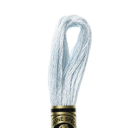 DMC Embroidery Floss, 6-Strand - Antique Blue Ultra Very Light 3753 - Honey Bee Stamps