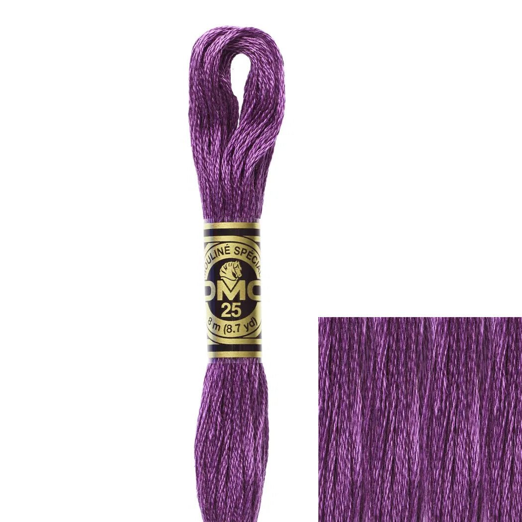 DMC Embroidery Floss, 6 - Strand - Antique Violet Dark 327 - Honey Bee Stamps