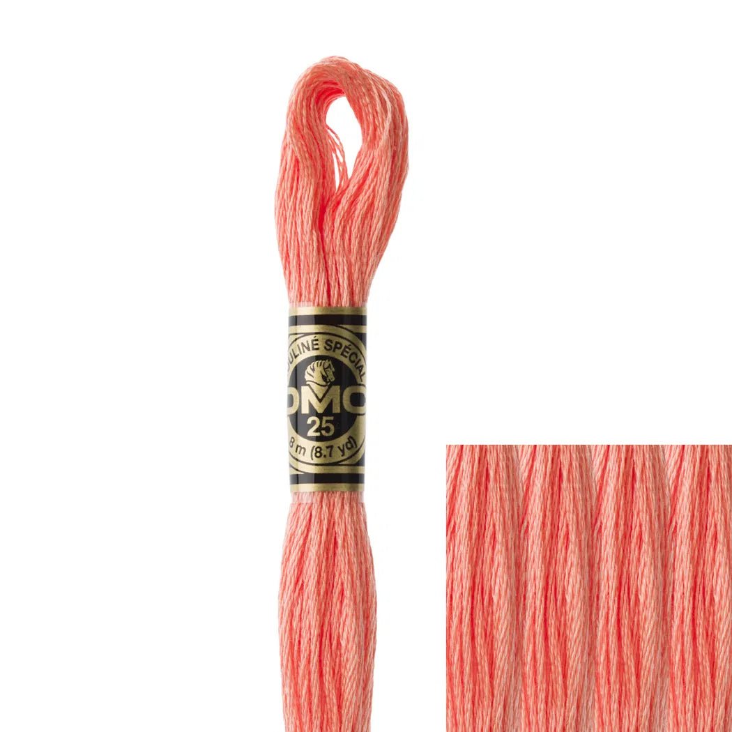 DMC Embroidery Floss, 6 - Strand - Apricot 3341 - Honey Bee Stamps