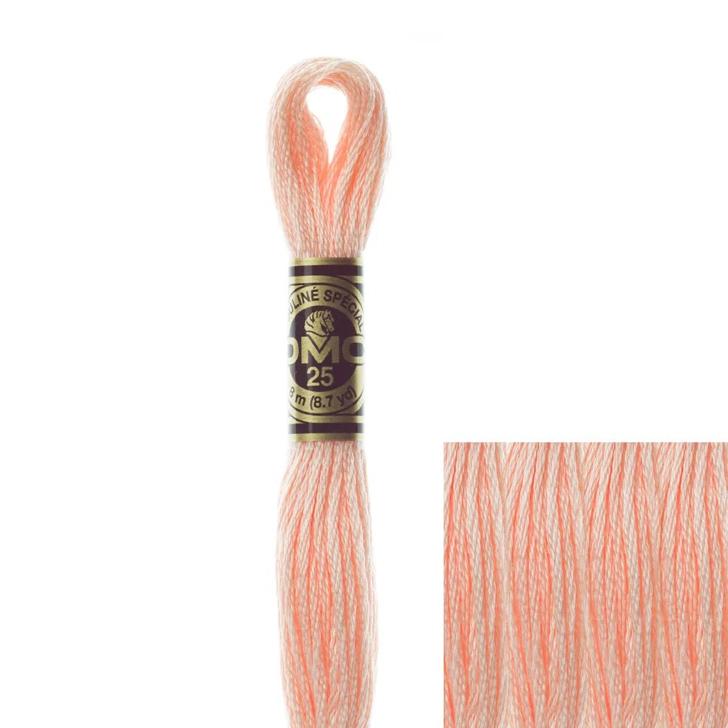 DMC Embroidery Floss, 6 - Strand - Apricot Very Light 967 - Honey Bee Stamps