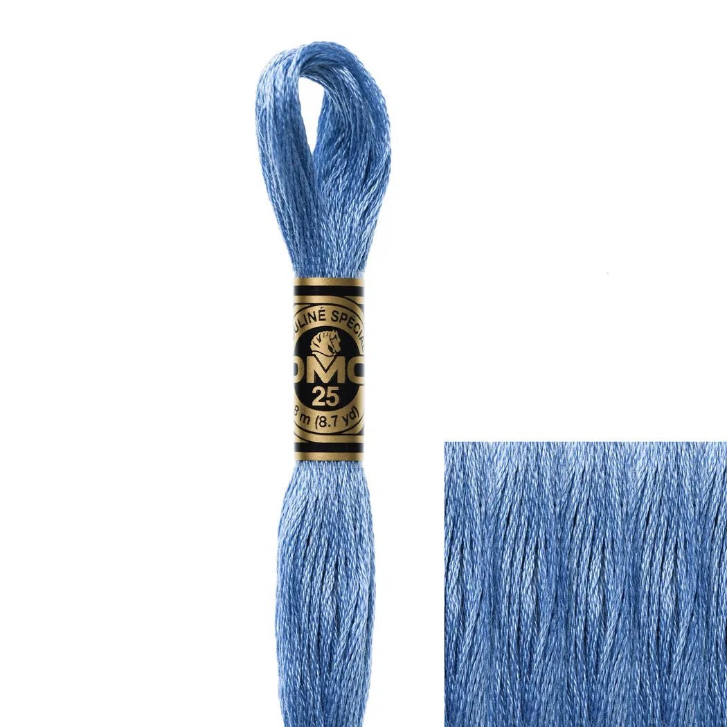 DMC Embroidery Floss, 6 - Strand - Baby Blue Medium 334 - Honey Bee Stamps