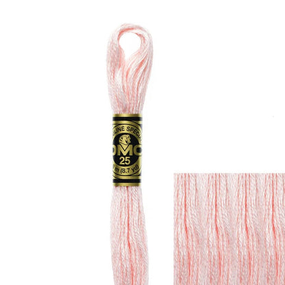DMC Embroidery Floss, 6 - Strand - Baby Pink 818 - Honey Bee Stamps