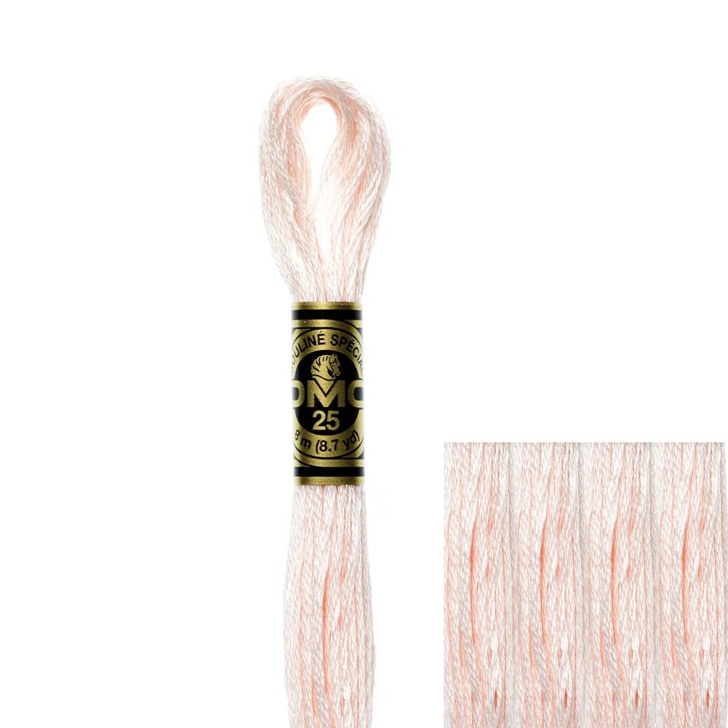 DMC Embroidery Floss, 6 - Strand - Baby Pink Light 819 - Honey Bee Stamps