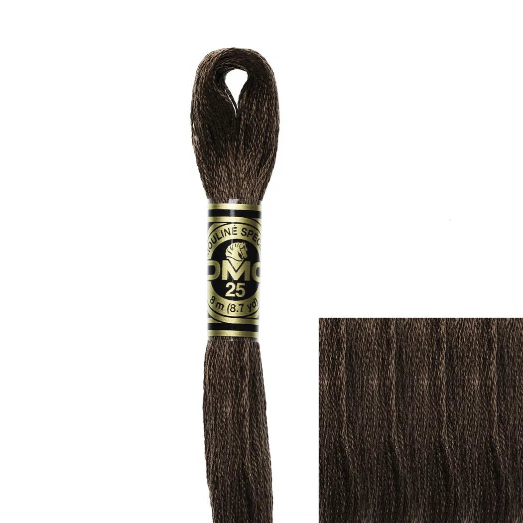 DMC Embroidery Floss, 6 - Strand - Beige Brown Very Dark 838 - Honey Bee Stamps