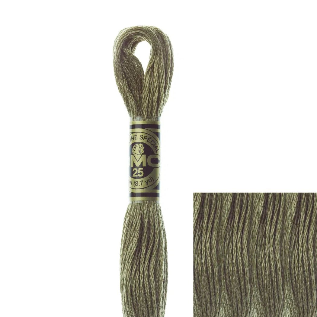 DMC Embroidery Floss, 6 - Strand - Beige Gray Very Dark 640 - Honey Bee Stamps