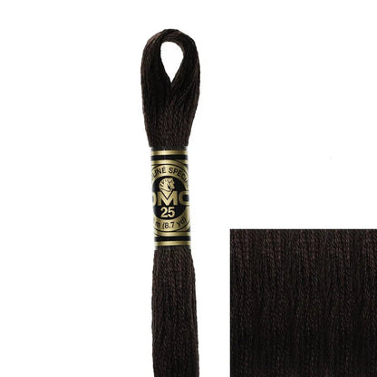 DMC Embroidery Floss, 6 - Strand - Black Brown 3371 - Honey Bee Stamps