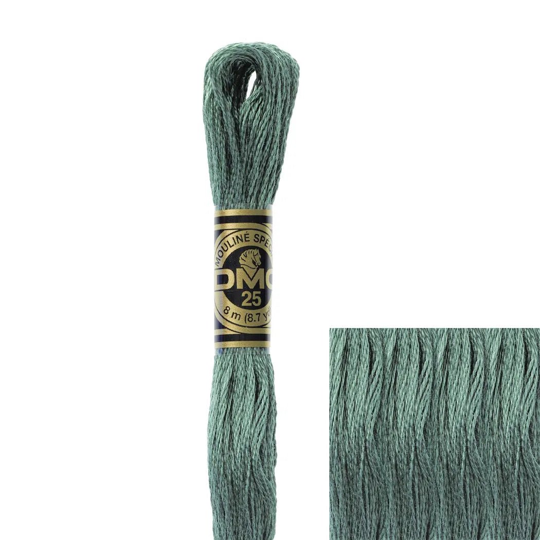 DMC Embroidery Floss, 6 - Strand - Blue Green Dark 501 - Honey Bee Stamps