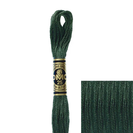 DMC Embroidery Floss, 6 - Strand - Blue Green Very Dark 500 - Honey Bee Stamps