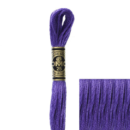 DMC Embroidery Floss, 6 - Strand - Blue Violet Very Dark 333 - Honey Bee Stamps