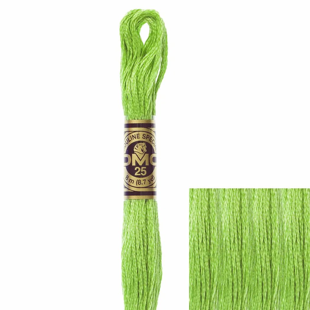 DMC Embroidery Floss, 6 - Strand - Bright Chartreuse 704 - Honey Bee Stamps