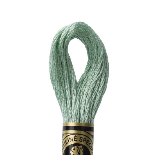 DMC Embroidery Floss, 6-Strand - Celadon Green Light 3817 - Honey Bee Stamps