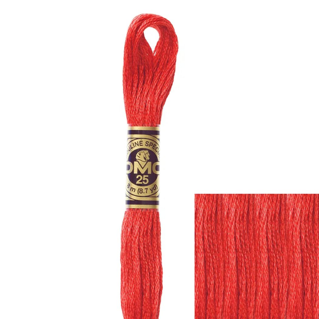 DMC Embroidery Floss, 6 - Strand - Coral Dark 349 - Honey Bee Stamps