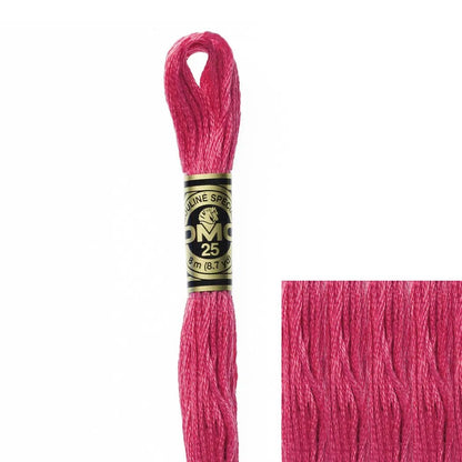 DMC Embroidery Floss, 6 - Strand - Cranberry Dark 601 - Honey Bee Stamps