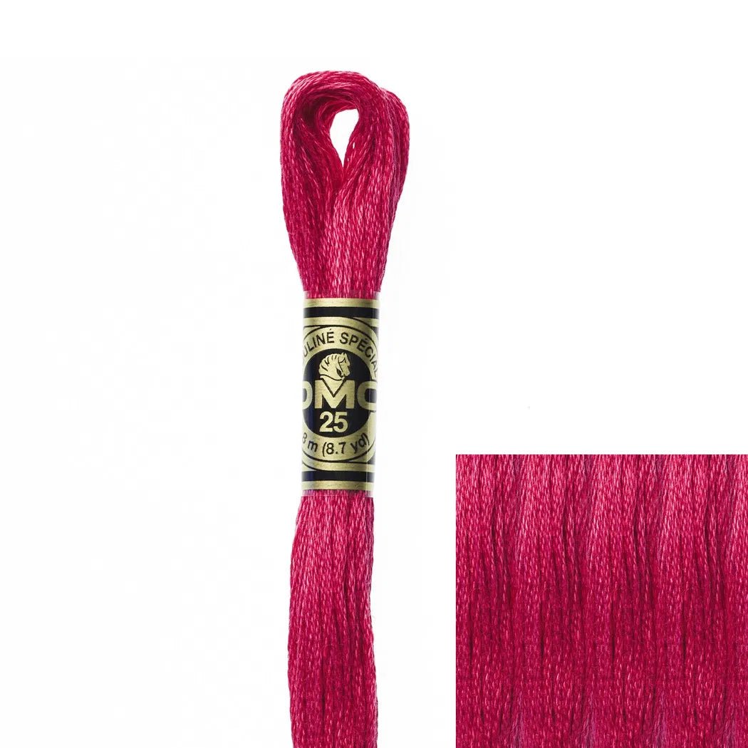 DMC Embroidery Floss, 6 - Strand - Cranberry Very Dark 600 - Honey Bee Stamps