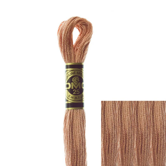 DMC Embroidery Floss, 6 - Strand - Dark Desert Sand 407 - Honey Bee Stamps