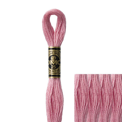 DMC Embroidery Floss, 6 - Strand - Dusty Rose Light 3354 - Honey Bee Stamps