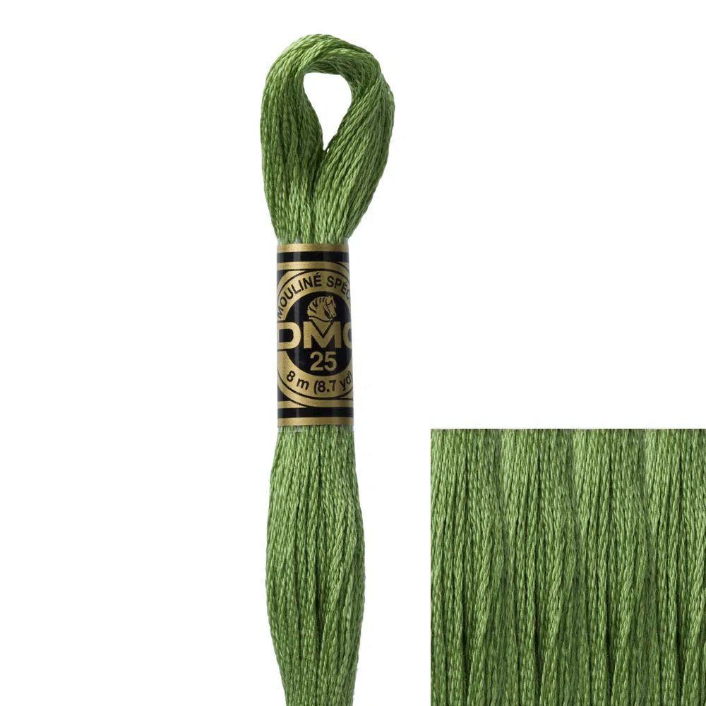 DMC Embroidery Floss, 6 - Strand - Forest Green Medium 988 - Honey Bee Stamps