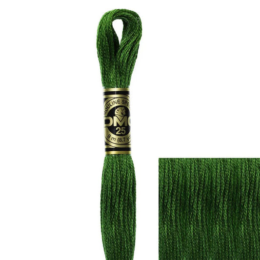 DMC Embroidery Floss, 6 - Strand - Forest Green Very Dark 986 - Honey Bee Stamps