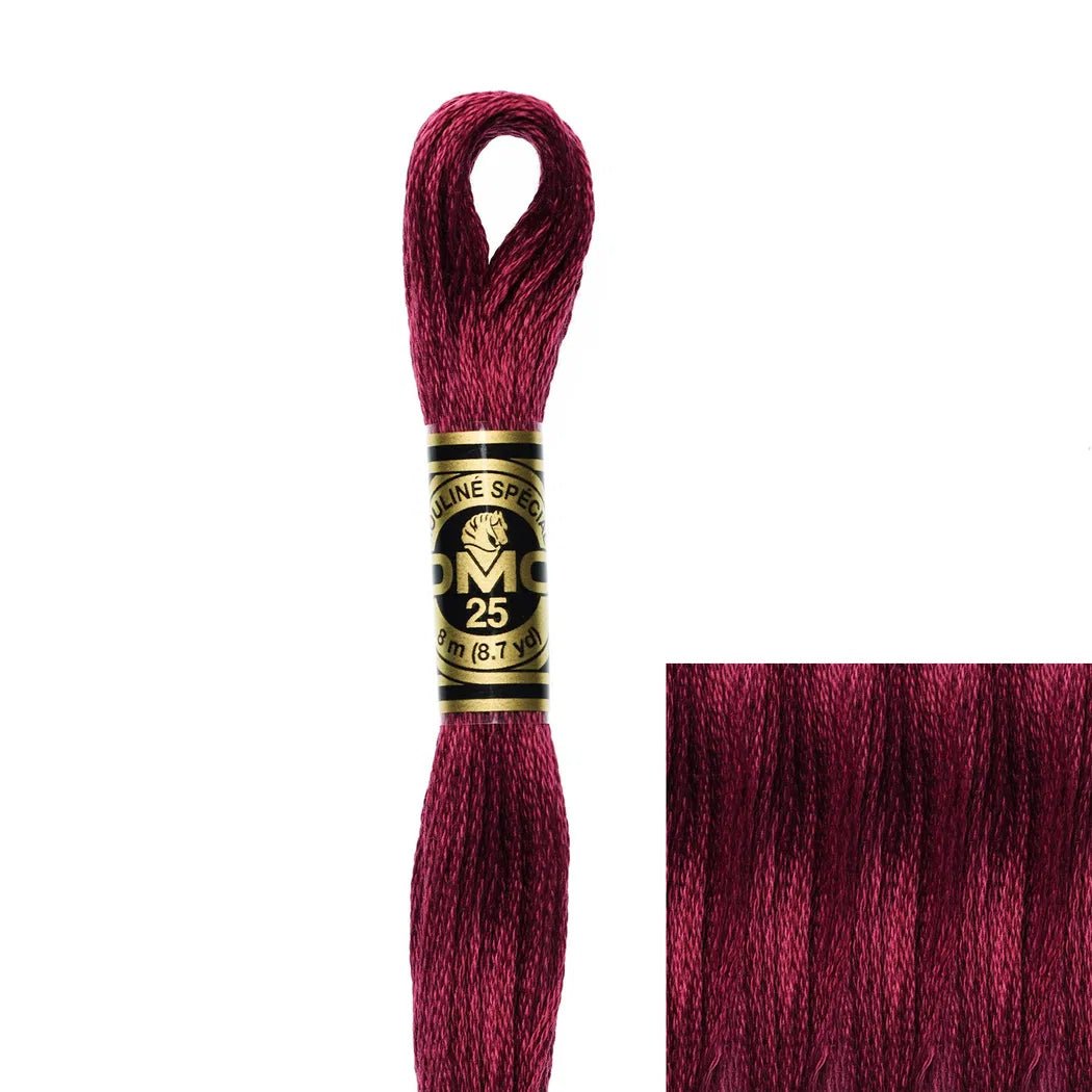 DMC Embroidery Floss, 6 - Strand - Garnet Medium 815 - Honey Bee Stamps
