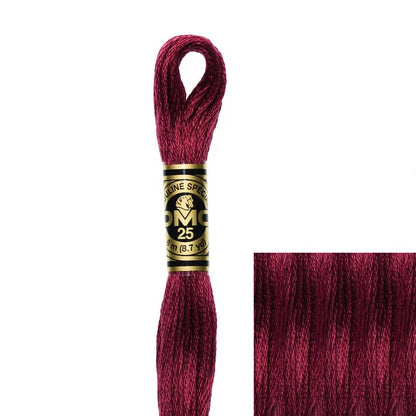 DMC Embroidery Floss, 6 - Strand - Garnet Medium 815 - Honey Bee Stamps