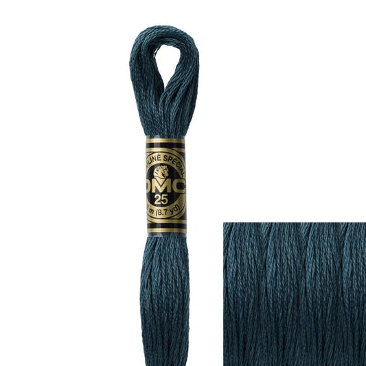 DMC Embroidery Floss, 6 - Strand - Gray Green Very Dark 924 - Honey Bee Stamps