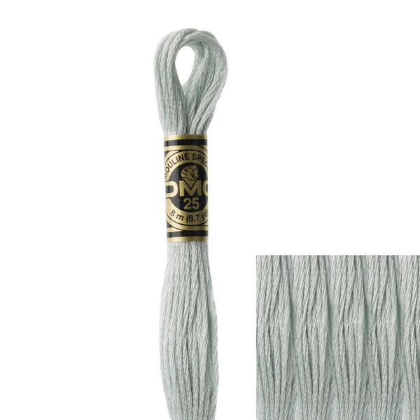 DMC Embroidery Floss, 6-Strand - Gray Green Very Light #928