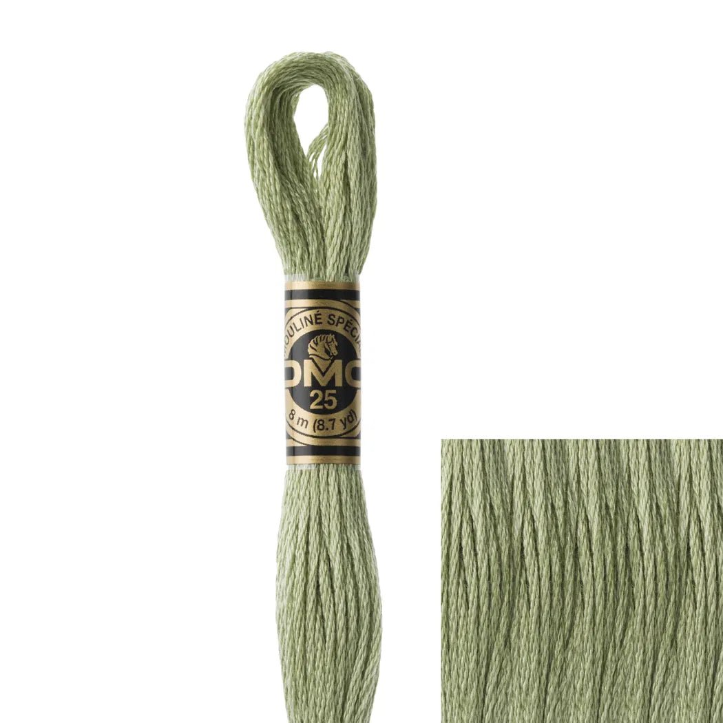 DMC Embroidery Floss, 6 - Strand - Green Gray 3053 - Honey Bee Stamps