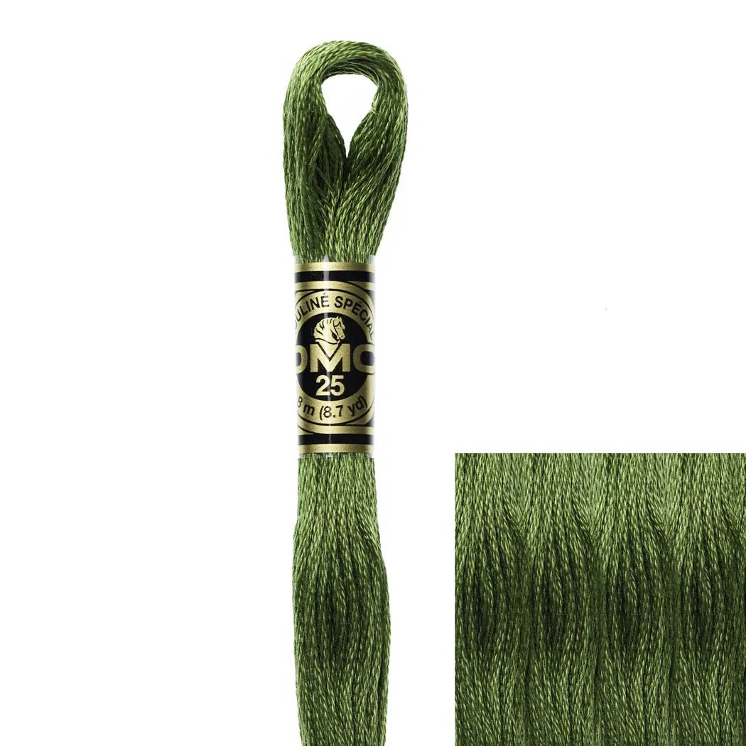 DMC Embroidery Floss, 6 - Strand - Hunter Green 3346 - Honey Bee Stamps