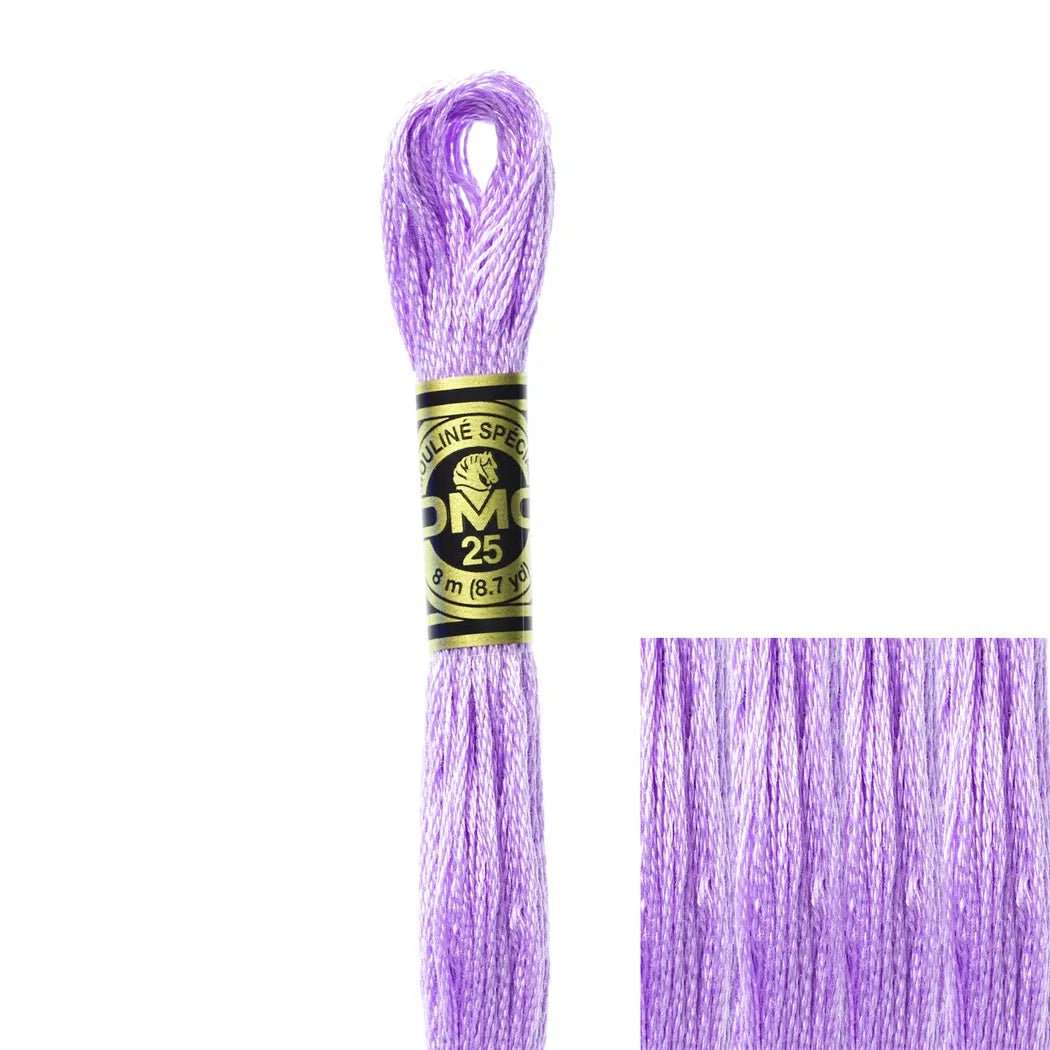 DMC Embroidery Floss, 6 - Strand - Lavender Medium 210 - Honey Bee Stamps