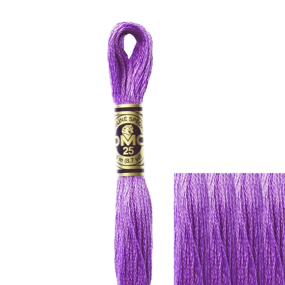 DMC Embroidery Floss, 6 - Strand - Lavender Very Dark 208 - Honey Bee Stamps