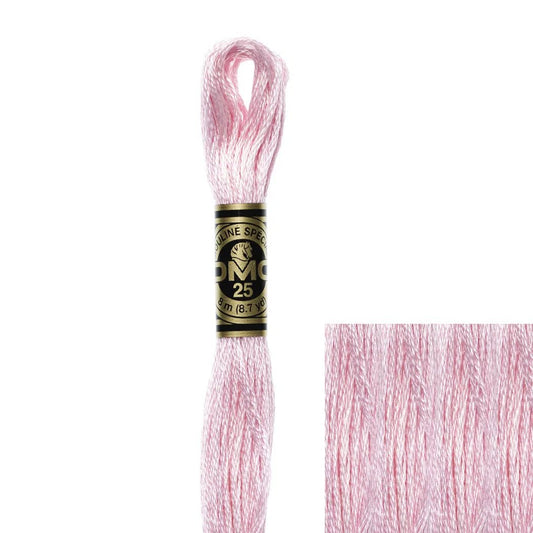 DMC Embroidery Floss, 6 - Strand - Mauve Light 3689 - Honey Bee Stamps