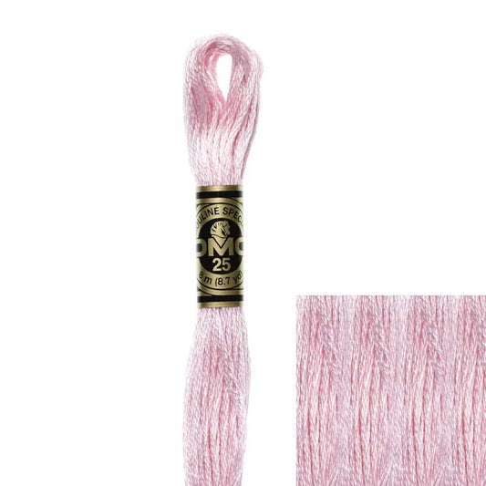 DMC Embroidery Floss, 6 - Strand - Mauve Light 3689 - Honey Bee Stamps
