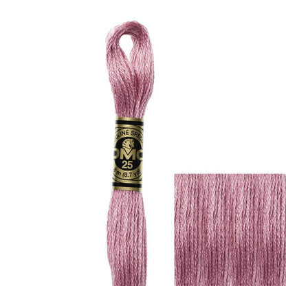 DMC Embroidery Floss, 6 - Strand - Mauve Medium 3688 - Honey Bee Stamps