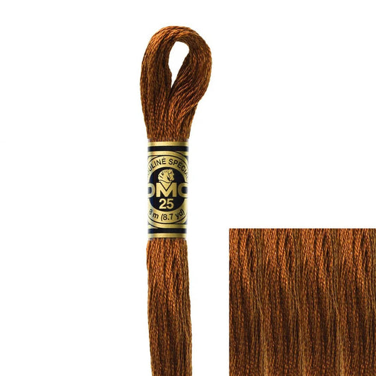DMC Embroidery Floss, 6 - Strand - Medium Brown 433 - Honey Bee Stamps