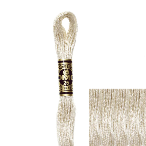 DMC Embroidery Floss, 6-Strand - Mocha Brown Very Light #3033