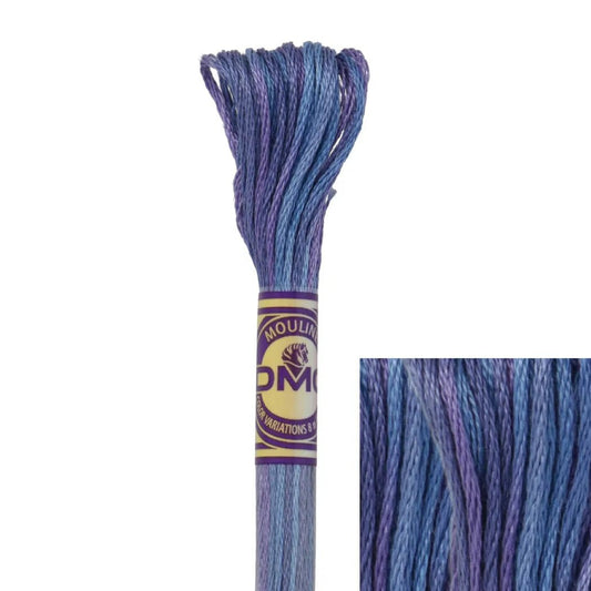 DMC Embroidery Floss, 6 - Strand Multi - Color Variations - Mid Summer Night - Honey Bee Stamps