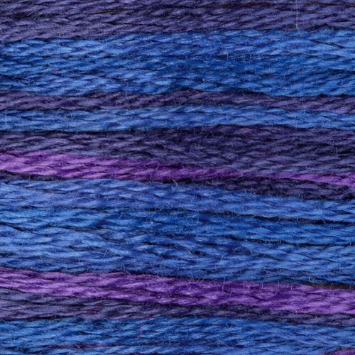 DMC Embroidery Floss, 6 - Strand Multi - Color Variations - Mystical Midnight - Honey Bee Stamps