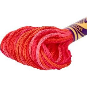 DMC Embroidery Floss, 6 - Strand Multi - Color Variations - Wild Fire - Honey Bee Stamps