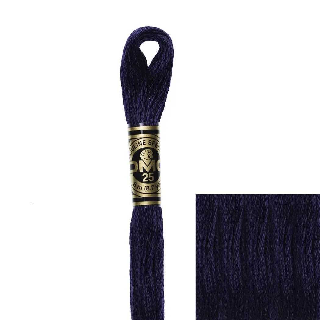 DMC Embroidery Floss, 6 - Strand - Navy Blue Dark 823 - Honey Bee Stamps