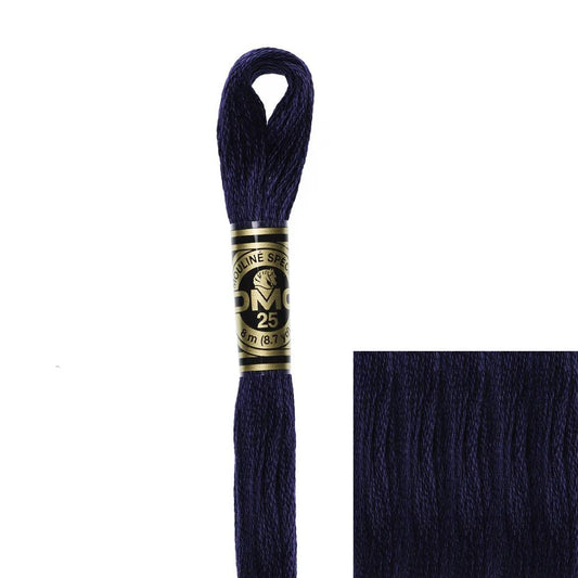 DMC Embroidery Floss, 6 - Strand - Navy Blue Dark 823 - Honey Bee Stamps