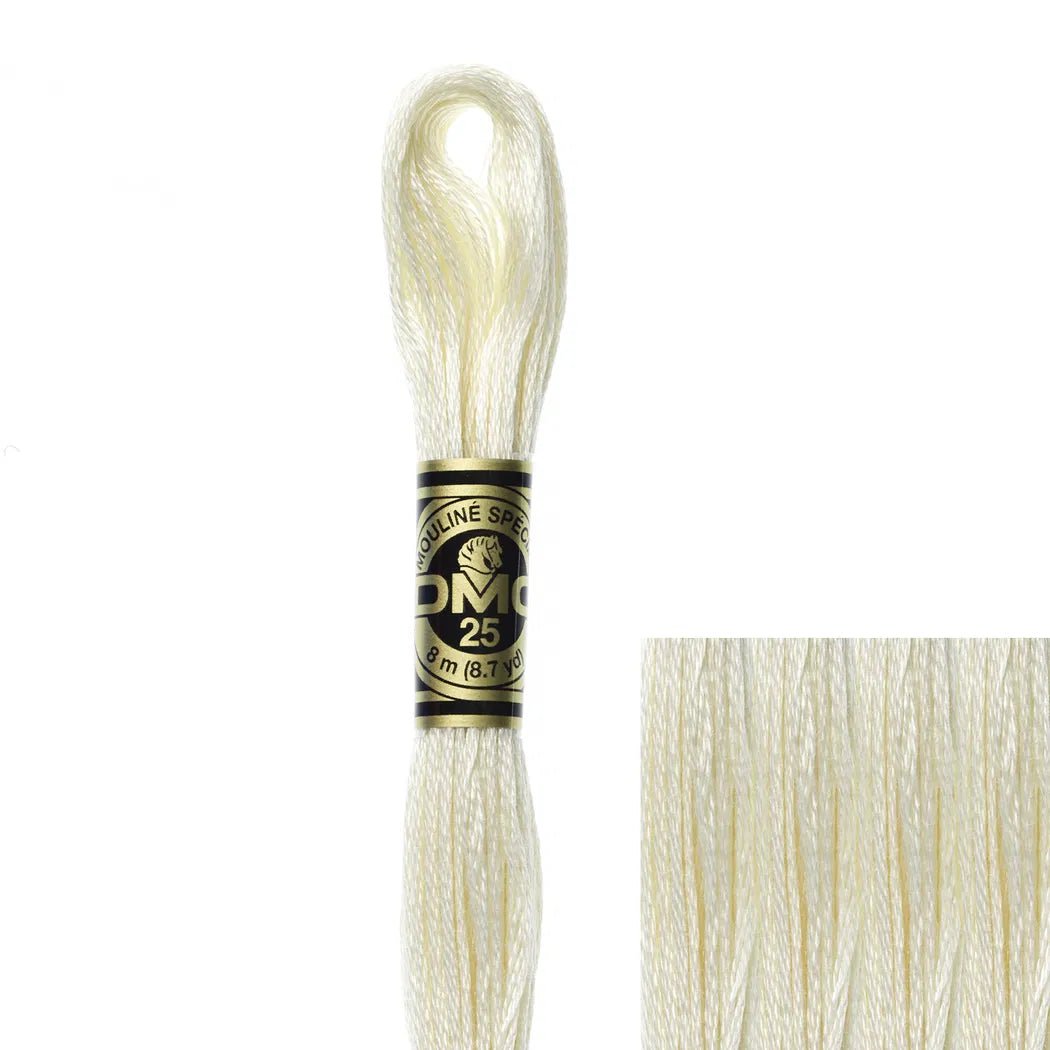 DMC Embroidery Floss, 6 - Strand - Off White 746 - Honey Bee Stamps