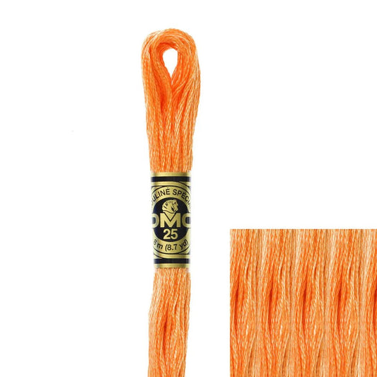 DMC Embroidery Floss, 6 - Strand - Orange Spice Light 722 - Honey Bee Stamps