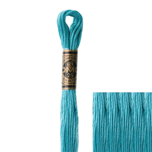 DMC Embroidery Floss, 6 - Strand - Peacock Blue 807 - Honey Bee Stamps