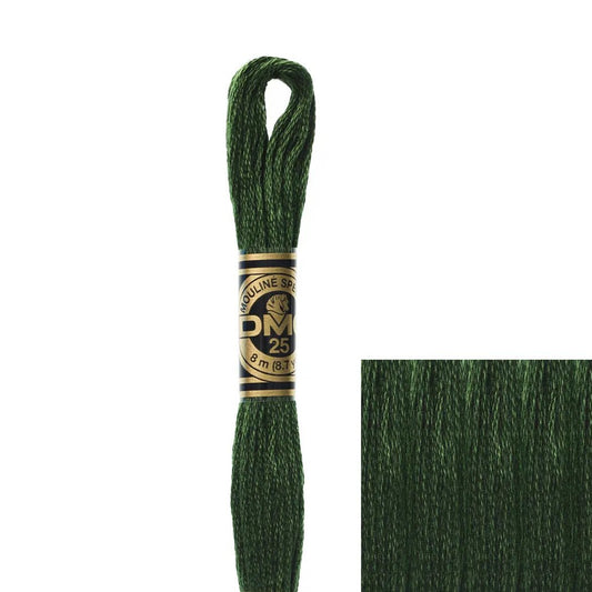 DMC Embroidery Floss, 6 - Strand - Pistachio Ultra Dark 890 - Honey Bee Stamps