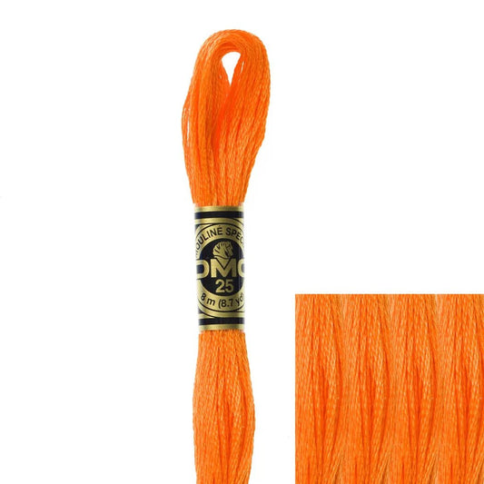 DMC Embroidery Floss, 6 - Strand - Pumpkin 971 - Honey Bee Stamps