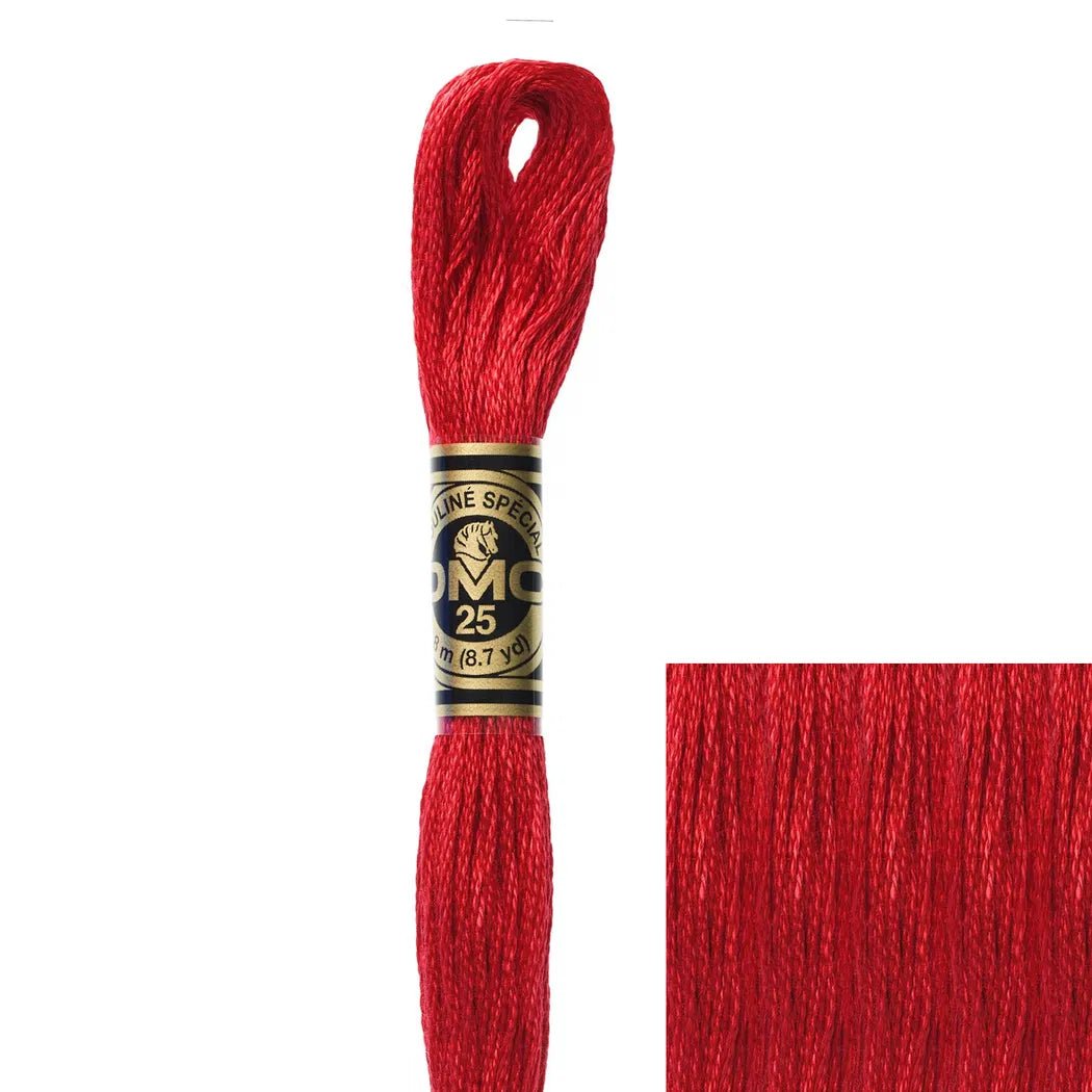 DMC Embroidery Floss, 6 - Strand - Red 321 - Honey Bee Stamps